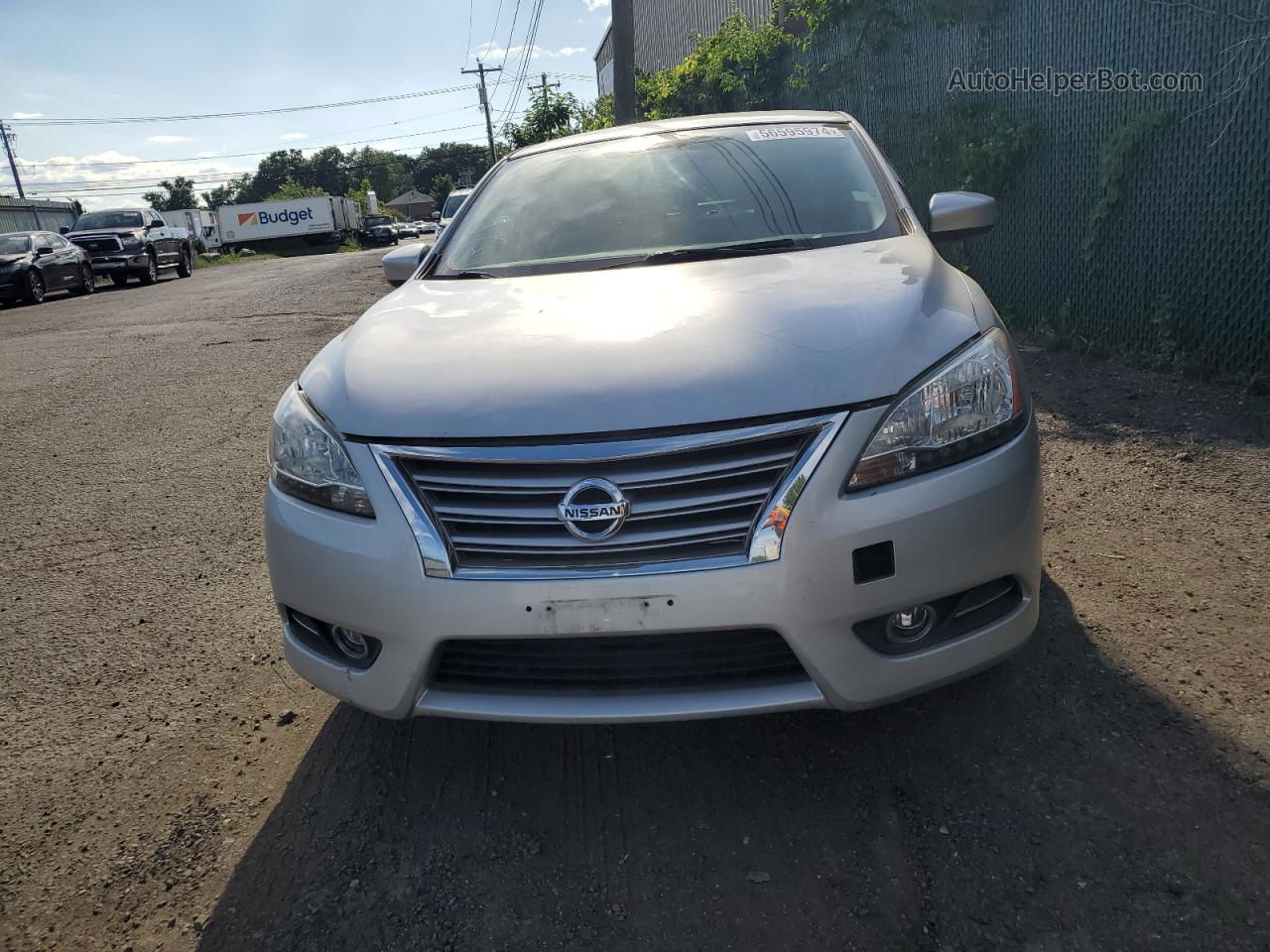 2014 Nissan Sentra S Серебряный vin: 3N1AB7AP2EY211123