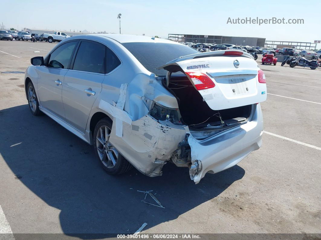 2014 Nissan Sentra Sr Silver vin: 3N1AB7AP2EY226768