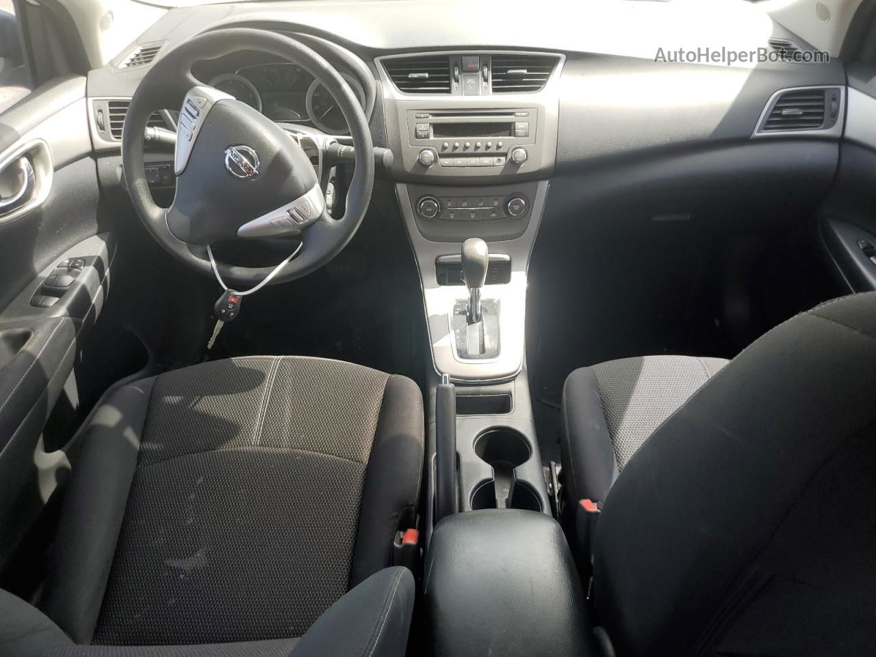 2014 Nissan Sentra S Белый vin: 3N1AB7AP2EY262587