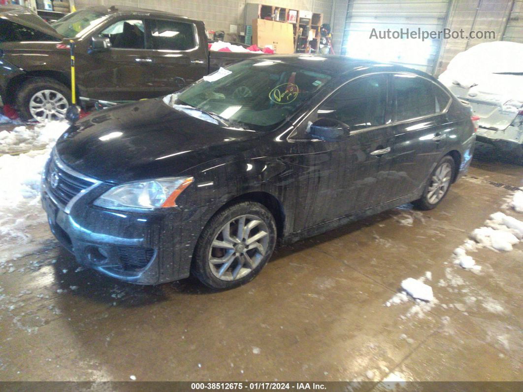 2014 Nissan Sentra Sr Black vin: 3N1AB7AP2EY307897