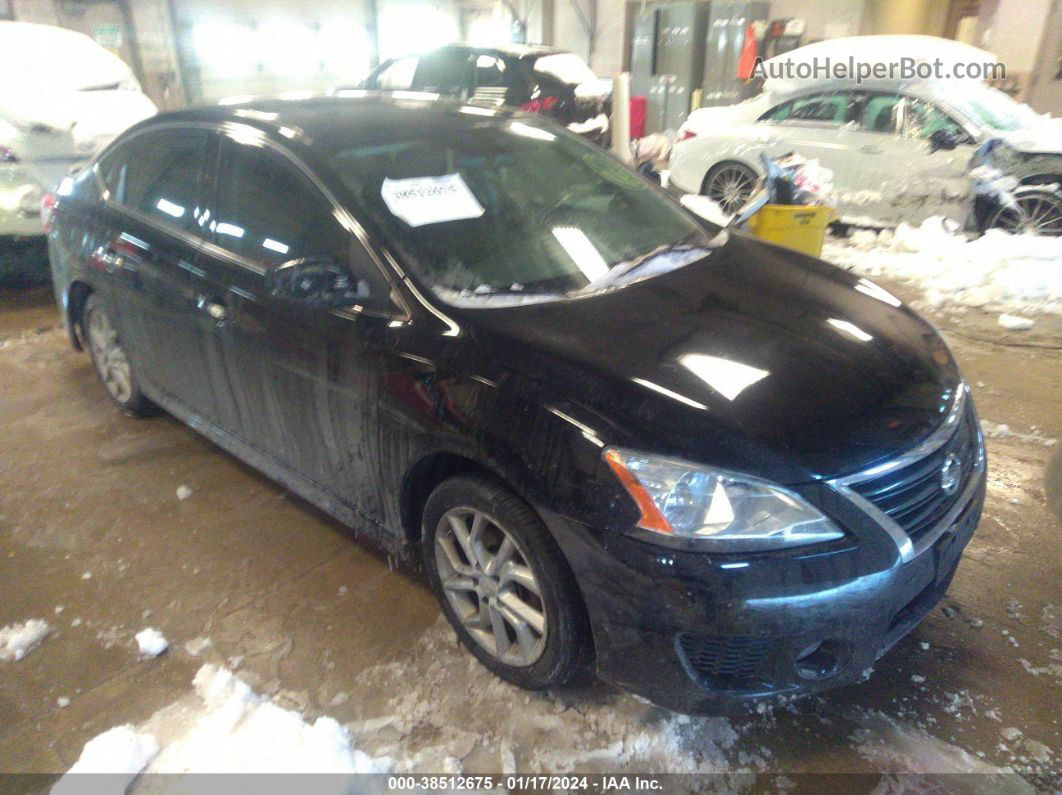 2014 Nissan Sentra Sr Black vin: 3N1AB7AP2EY307897