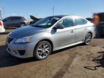 2014 Nissan Sentra S Silver vin: 3N1AB7AP2EY336395