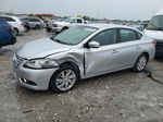 2014 Nissan Sentra S Silver vin: 3N1AB7AP2EY341726