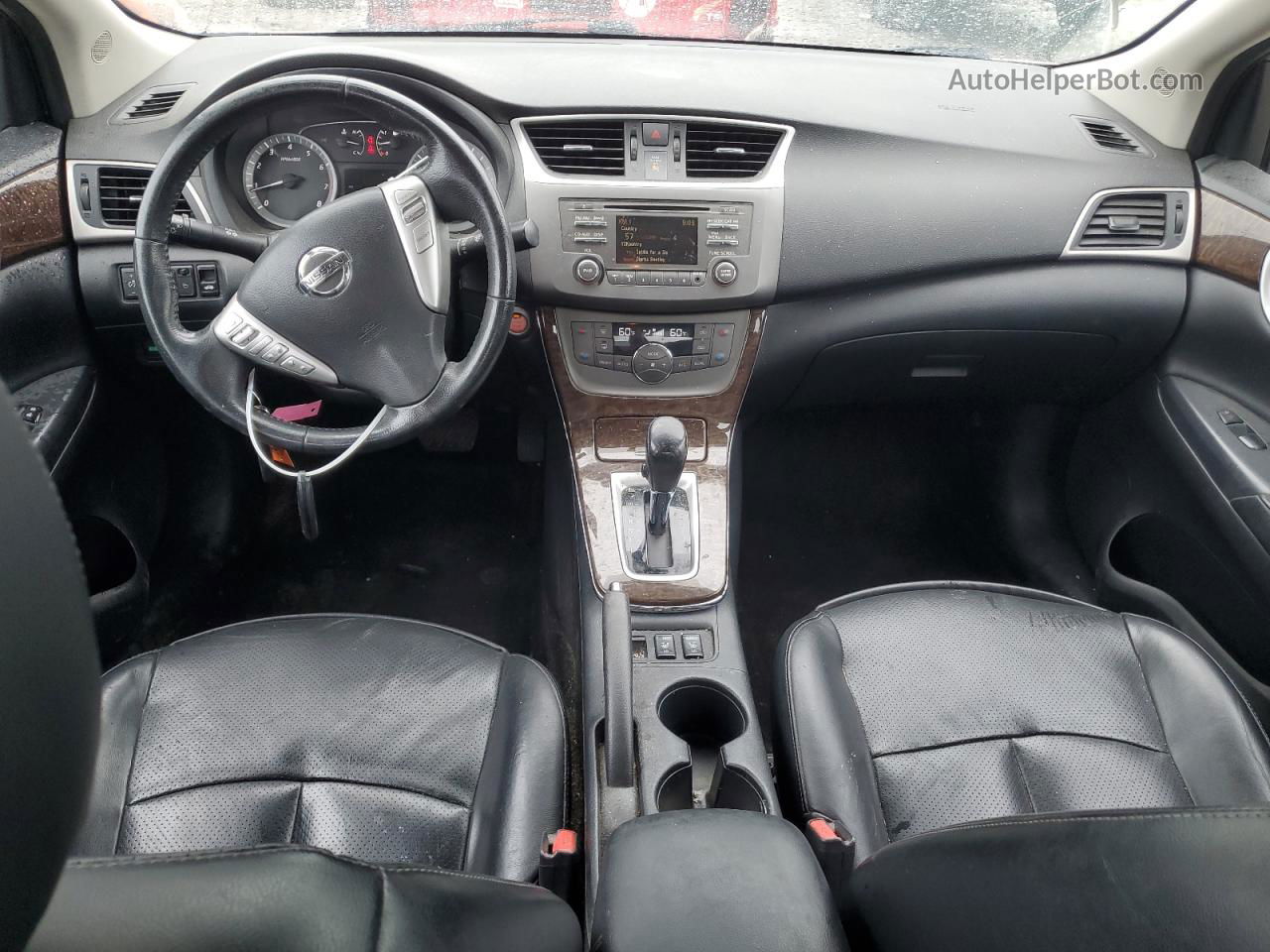 2014 Nissan Sentra S Серебряный vin: 3N1AB7AP2EY341726