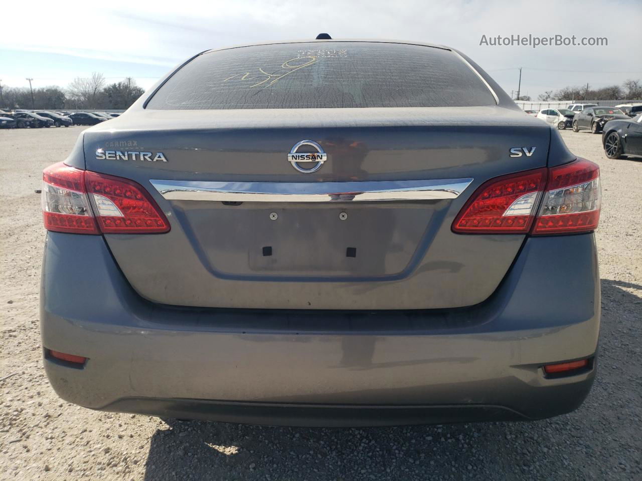 2015 Nissan Sentra S Gray vin: 3N1AB7AP2FL668187