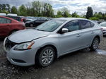 2015 Nissan Sentra S Silver vin: 3N1AB7AP2FL691081