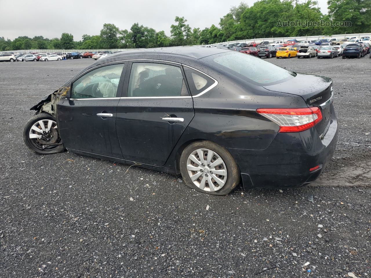 2015 Nissan Sentra S Black vin: 3N1AB7AP2FY223256