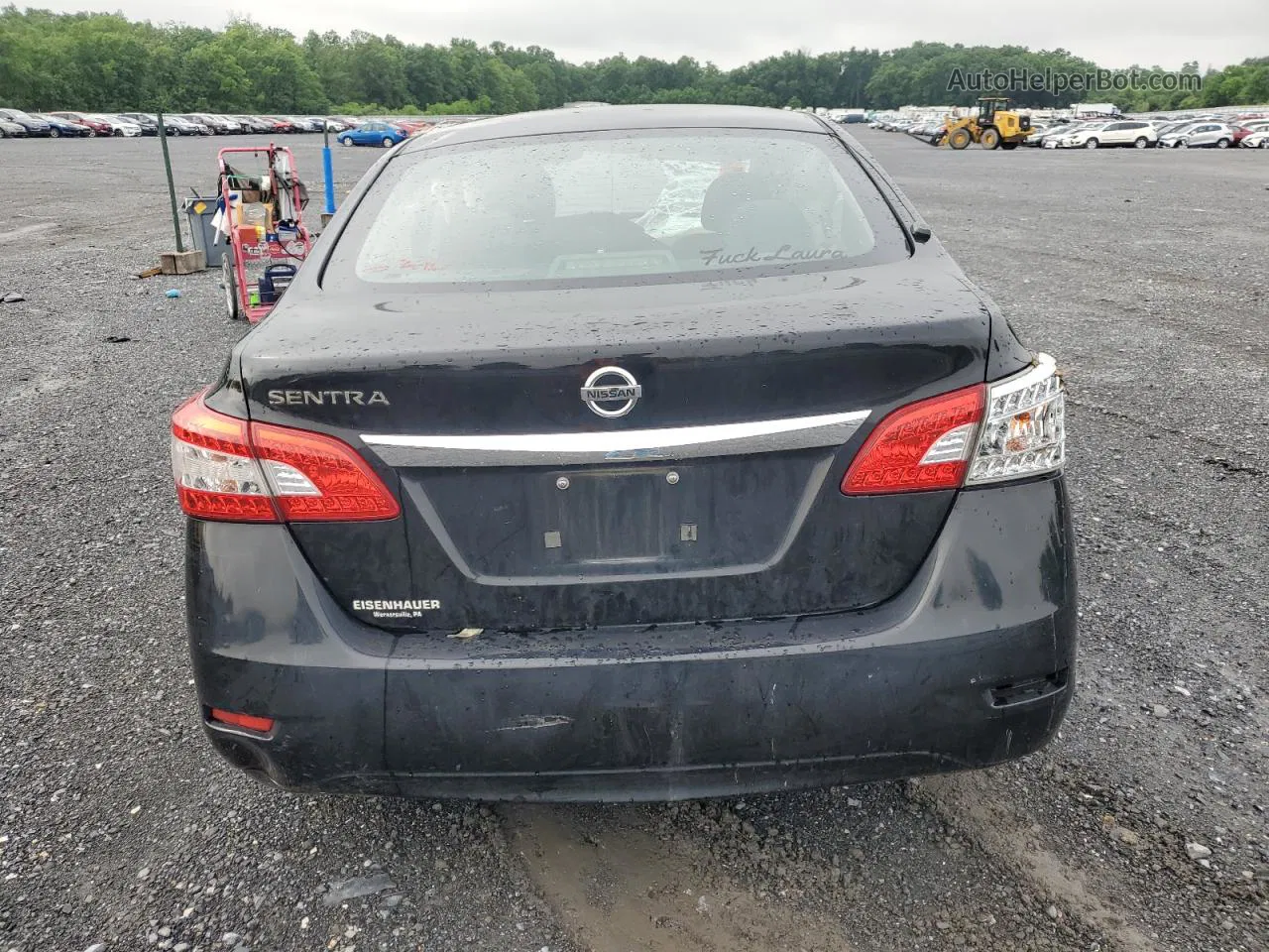 2015 Nissan Sentra S Black vin: 3N1AB7AP2FY223256