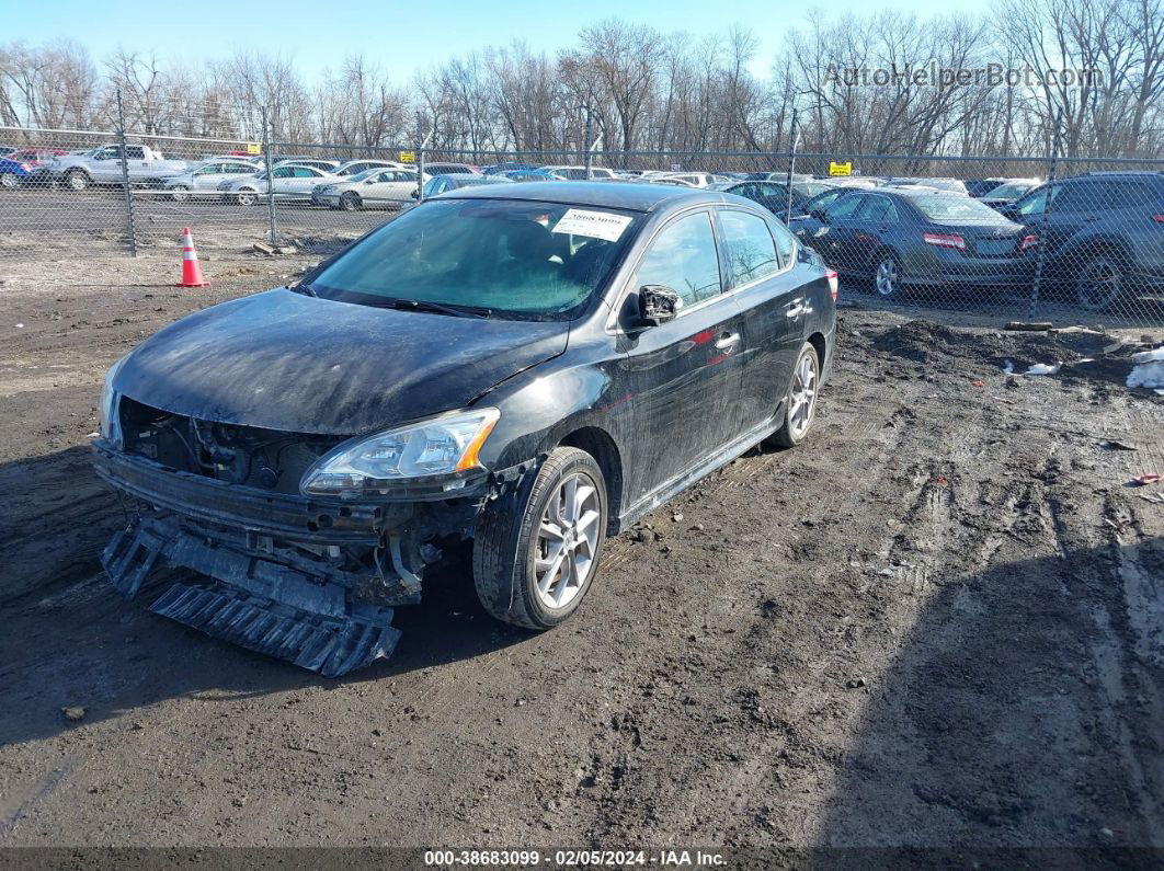 2015 Nissan Sentra Sr Black vin: 3N1AB7AP2FY231678