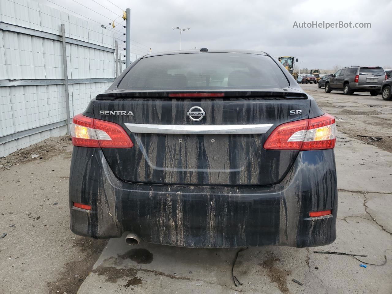 2015 Nissan Sentra S Черный vin: 3N1AB7AP2FY275356