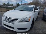 2015 Nissan Sentra Sv White vin: 3N1AB7AP2FY291931