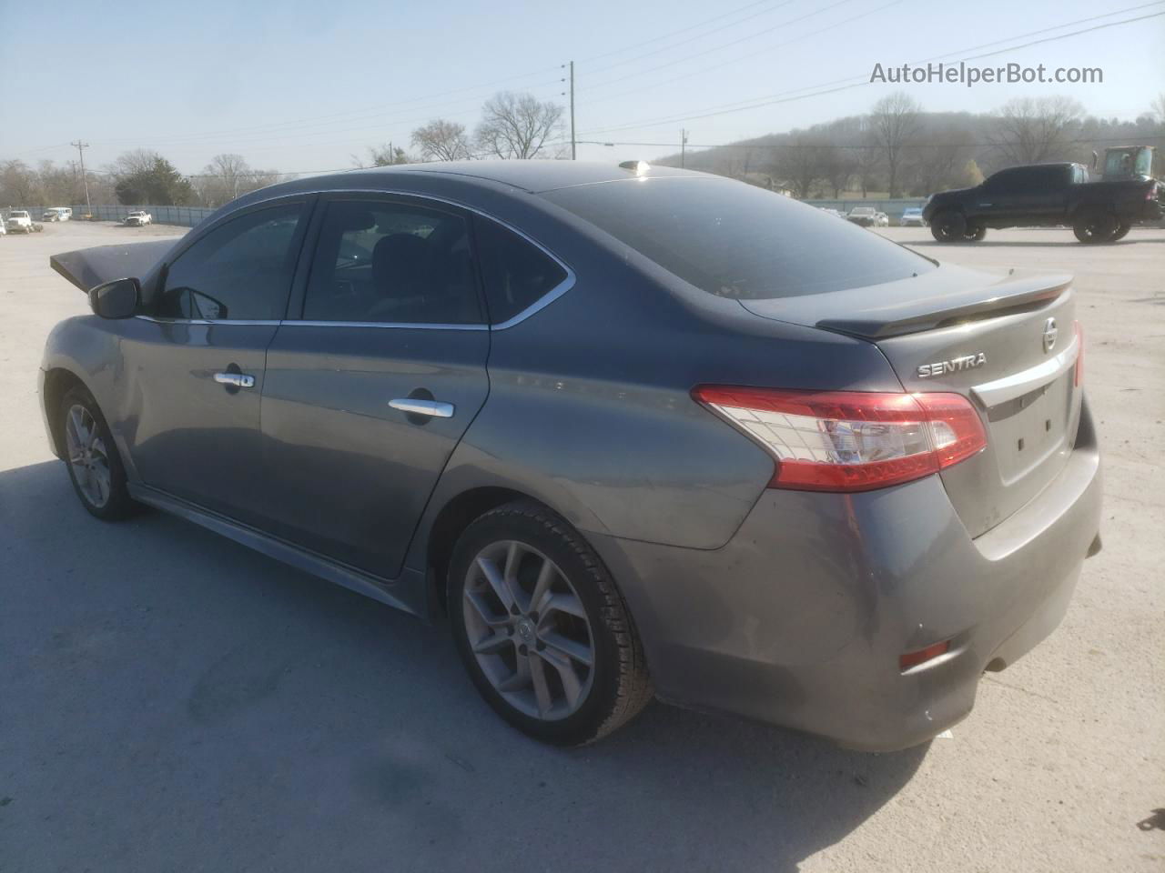 2015 Nissan Sentra S Серый vin: 3N1AB7AP2FY316858