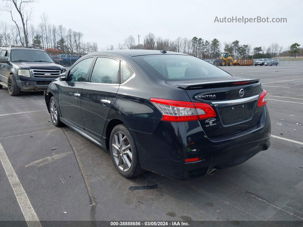 2015 Nissan Sentra Sr Black vin: 3N1AB7AP2FY318674