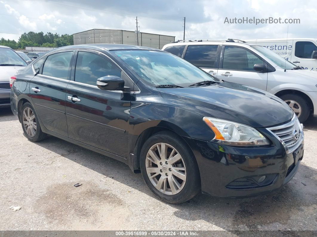 2015 Nissan Sentra Sl Black vin: 3N1AB7AP2FY329531