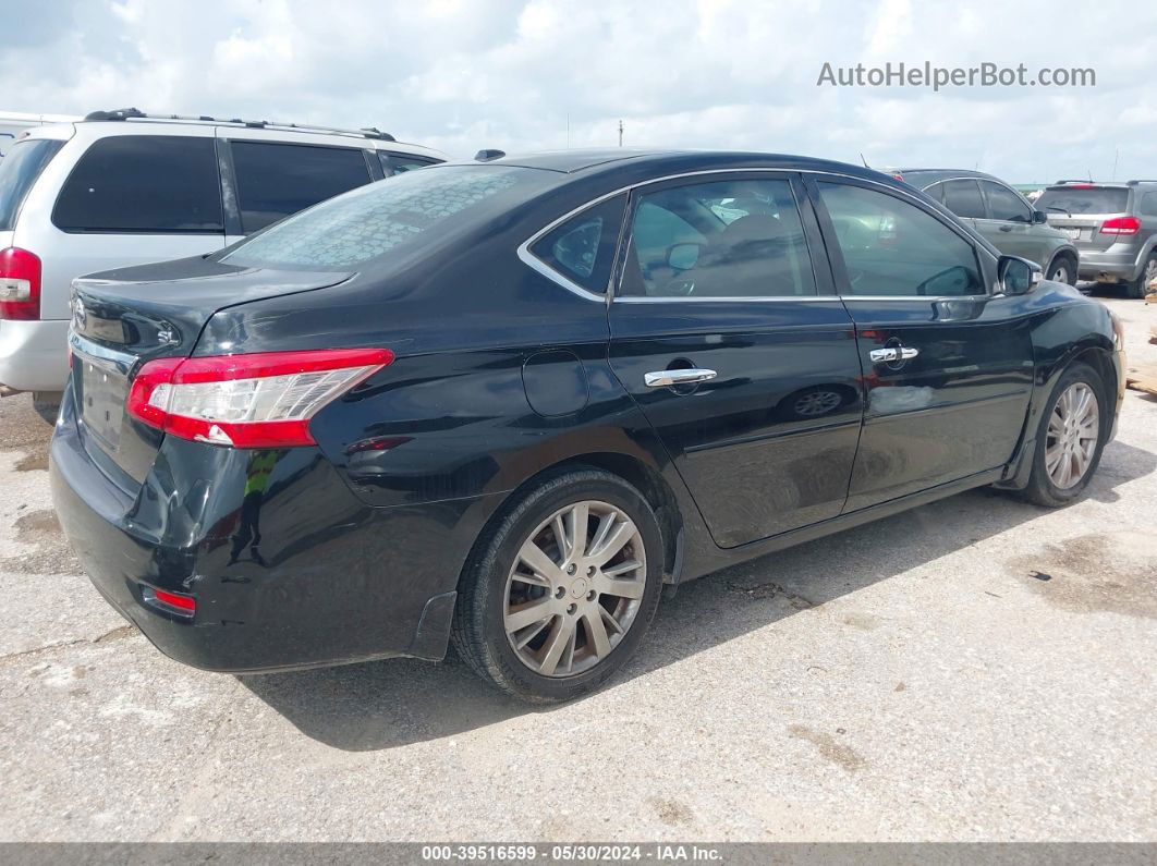 2015 Nissan Sentra Sl Black vin: 3N1AB7AP2FY329531