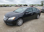 2015 Nissan Sentra S Black vin: 3N1AB7AP2FY333949