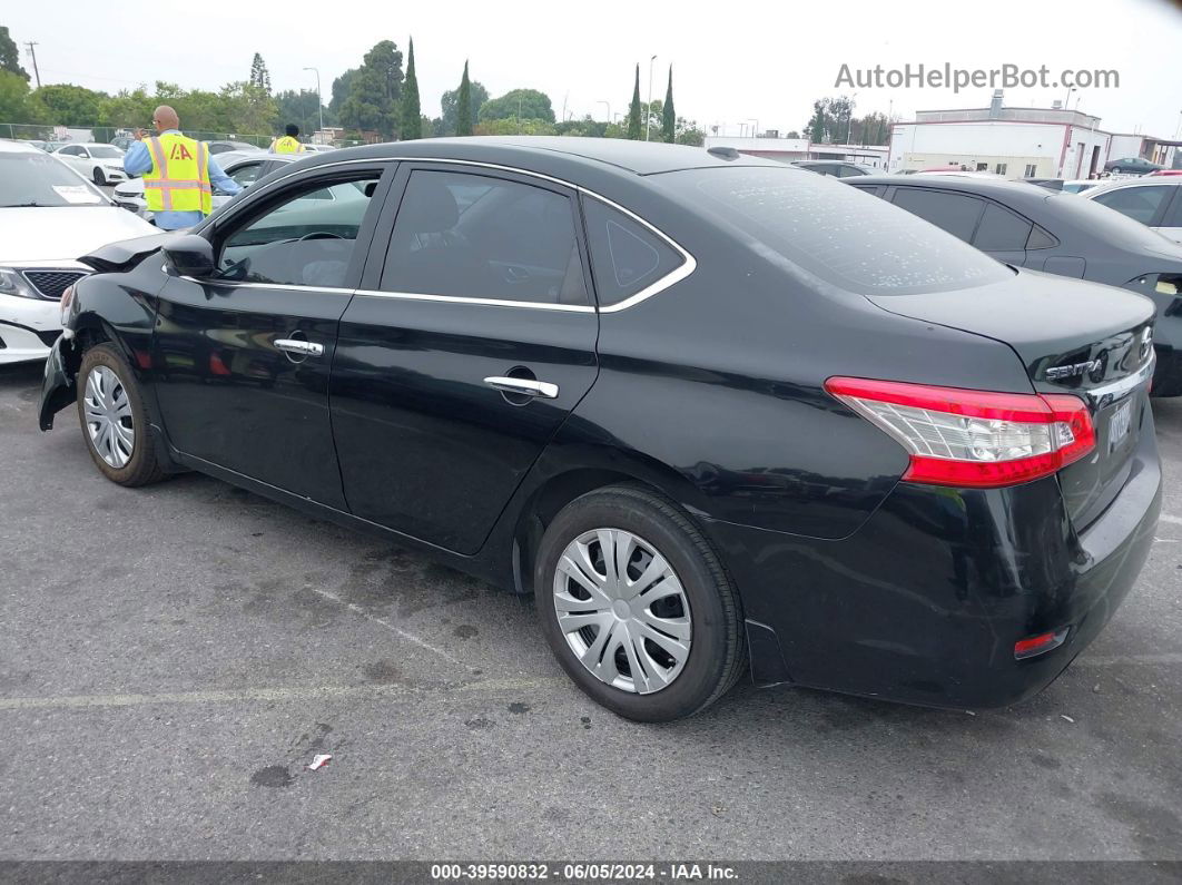 2015 Nissan Sentra Sv Black vin: 3N1AB7AP2FY347365