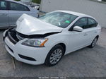 2015 Nissan Sentra Sv White vin: 3N1AB7AP2FY366952