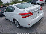 2015 Nissan Sentra Sv White vin: 3N1AB7AP2FY366952