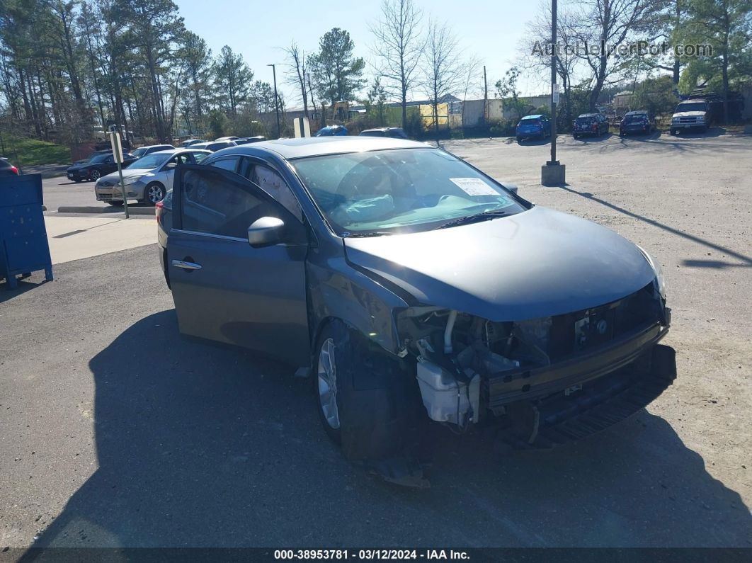 2015 Nissan Sentra Sv Серый vin: 3N1AB7AP2FY377742