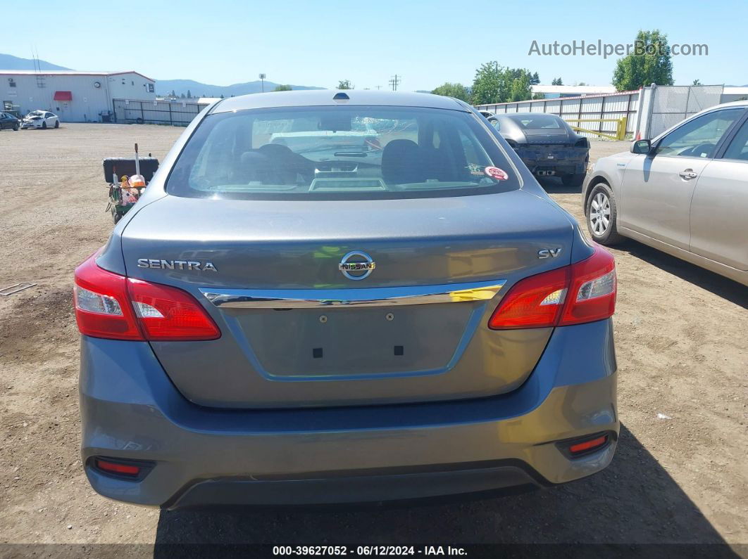 2016 Nissan Sentra Fe+ S/s/sl/sr/sv Gray vin: 3N1AB7AP2GL666442