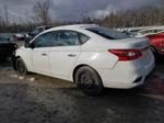 2016 Nissan Sentra S White vin: 3N1AB7AP2GL667588