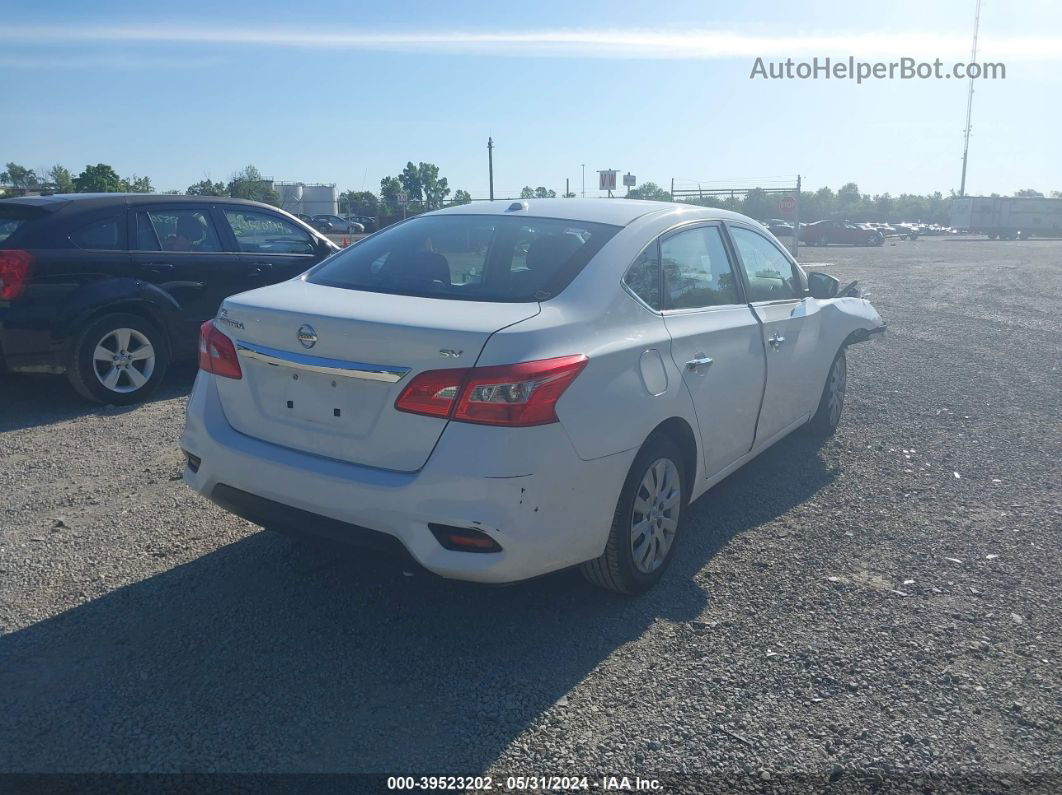 2016 Nissan Sentra Fe+ S/s/sl/sr/sv White vin: 3N1AB7AP2GY238728