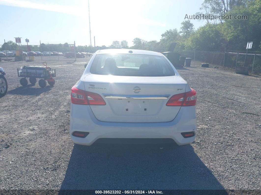 2016 Nissan Sentra Fe+ S/s/sl/sr/sv White vin: 3N1AB7AP2GY238728