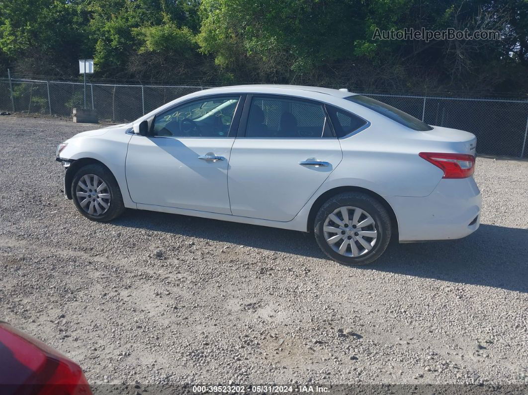 2016 Nissan Sentra Fe+ S/s/sl/sr/sv White vin: 3N1AB7AP2GY238728