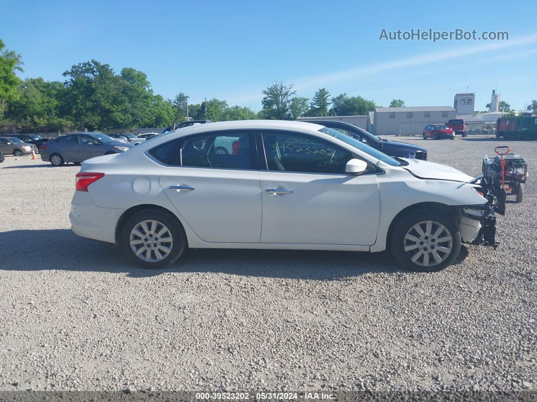 2016 Nissan Sentra Fe+ S/s/sl/sr/sv White vin: 3N1AB7AP2GY238728