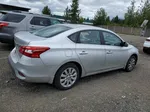 2016 Nissan Sentra S Silver vin: 3N1AB7AP2GY244822