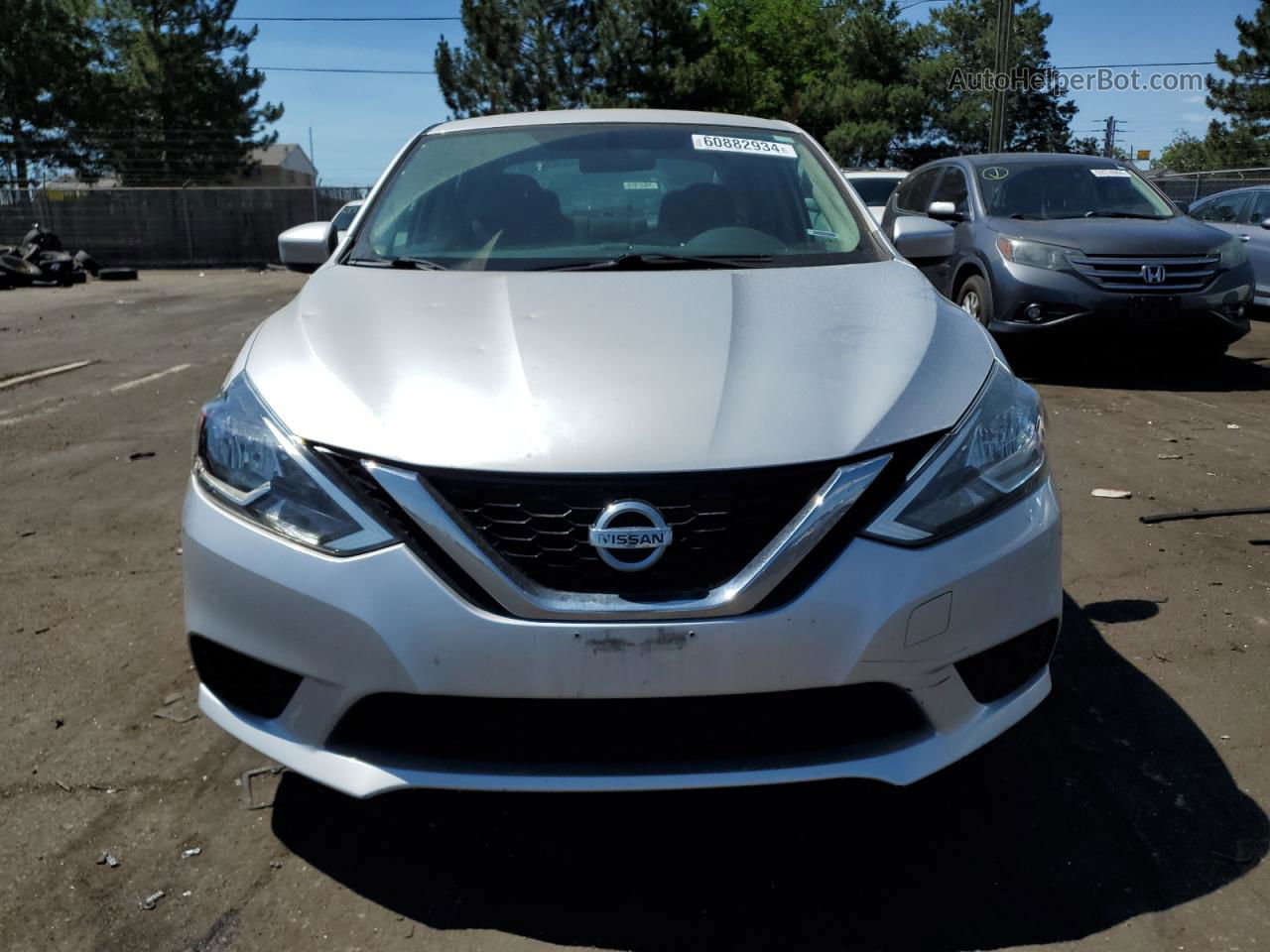 2016 Nissan Sentra S Silver vin: 3N1AB7AP2GY264472