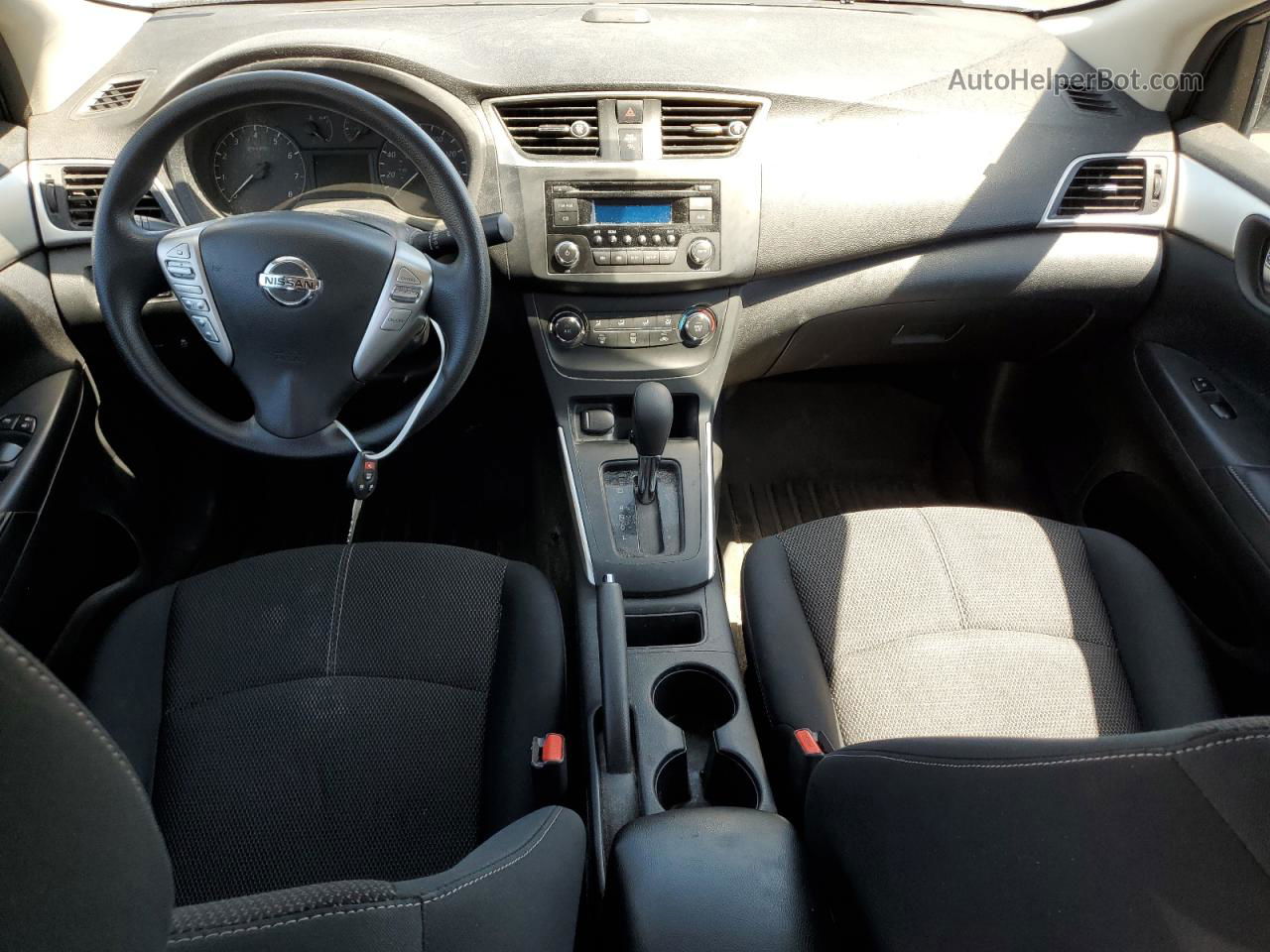 2016 Nissan Sentra S Серебряный vin: 3N1AB7AP2GY264472