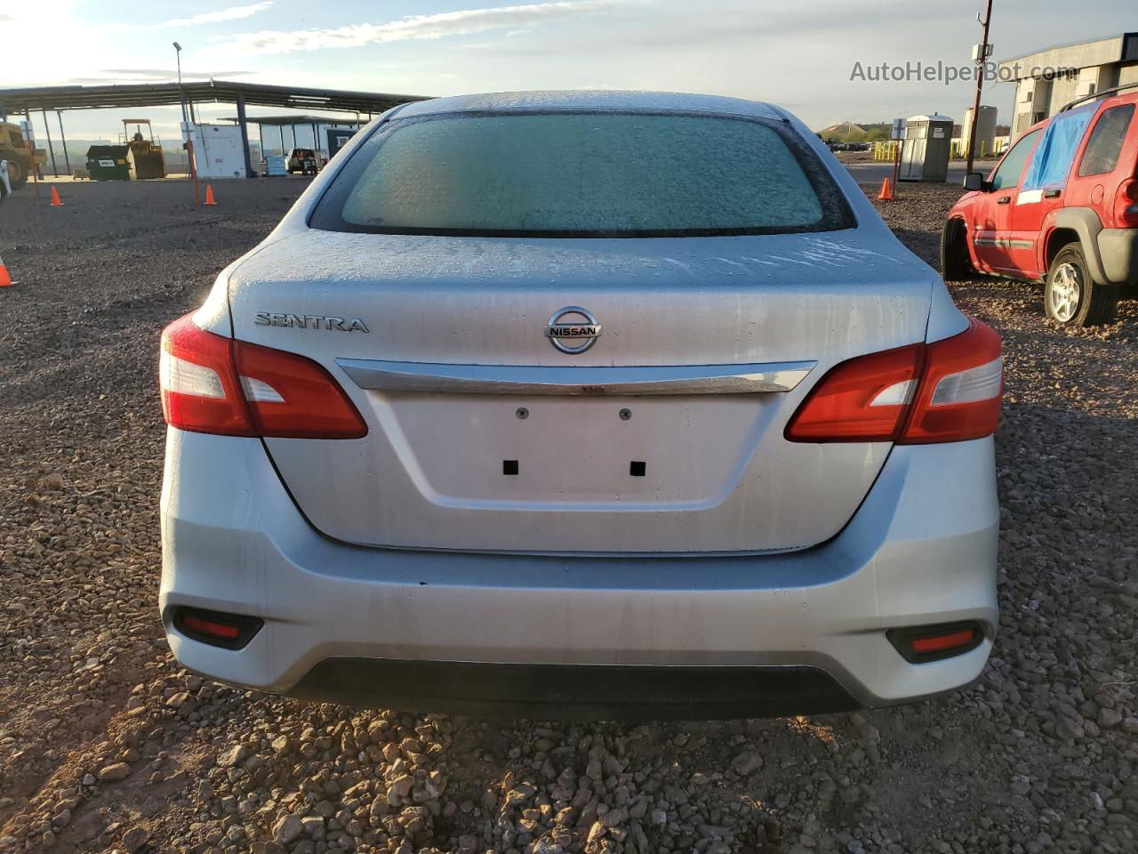 2016 Nissan Sentra S Silver vin: 3N1AB7AP2GY267744