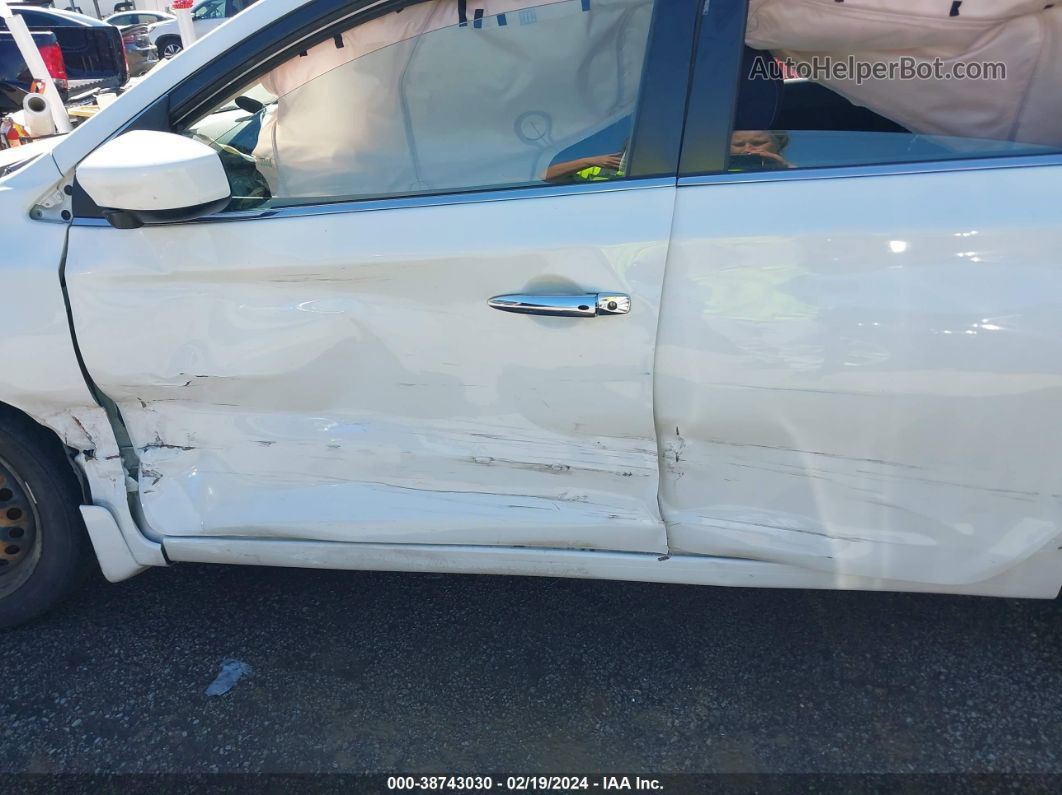 2016 Nissan Sentra Sv White vin: 3N1AB7AP2GY282891