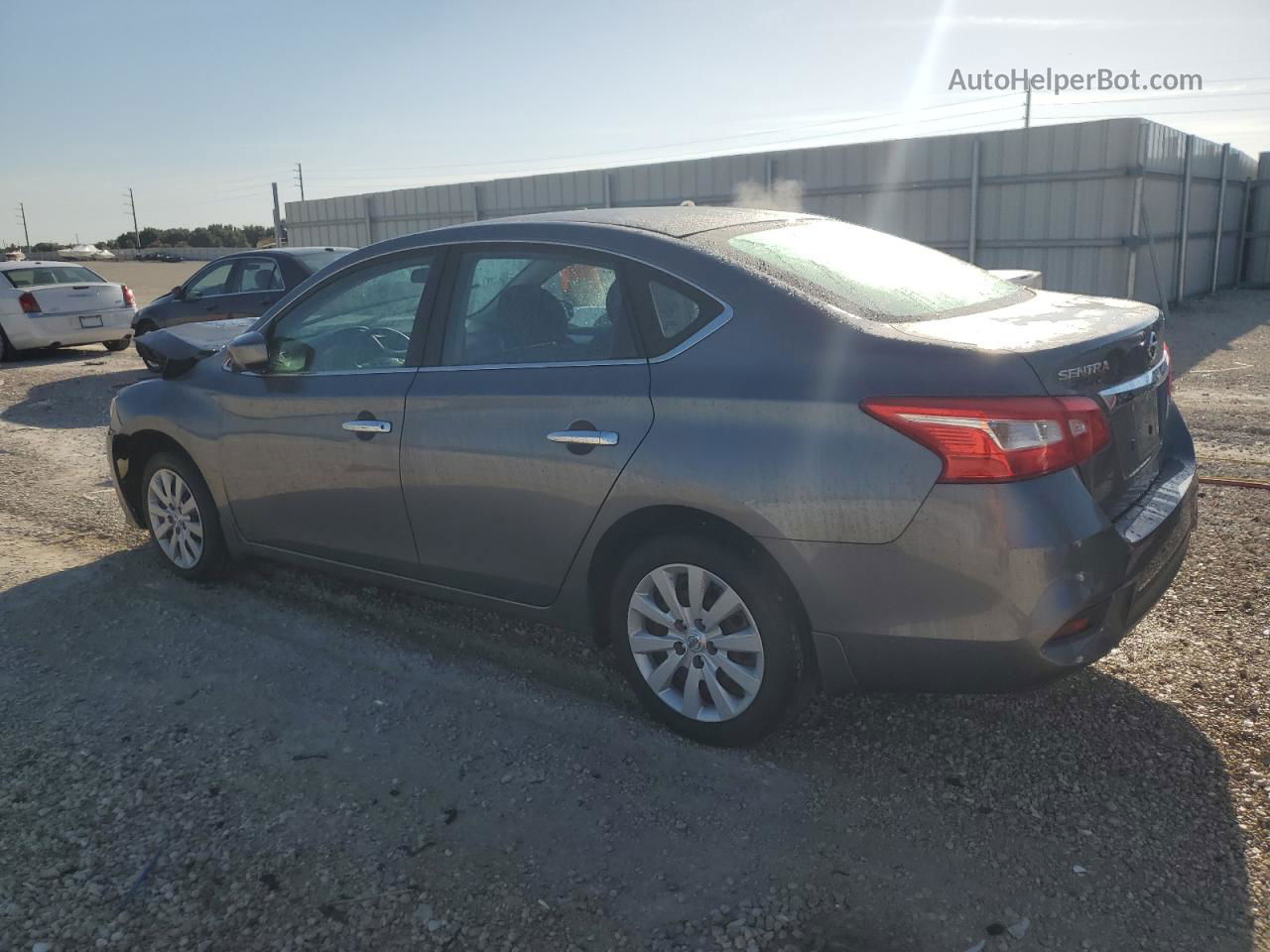 2016 Nissan Sentra S Gray vin: 3N1AB7AP2GY292563