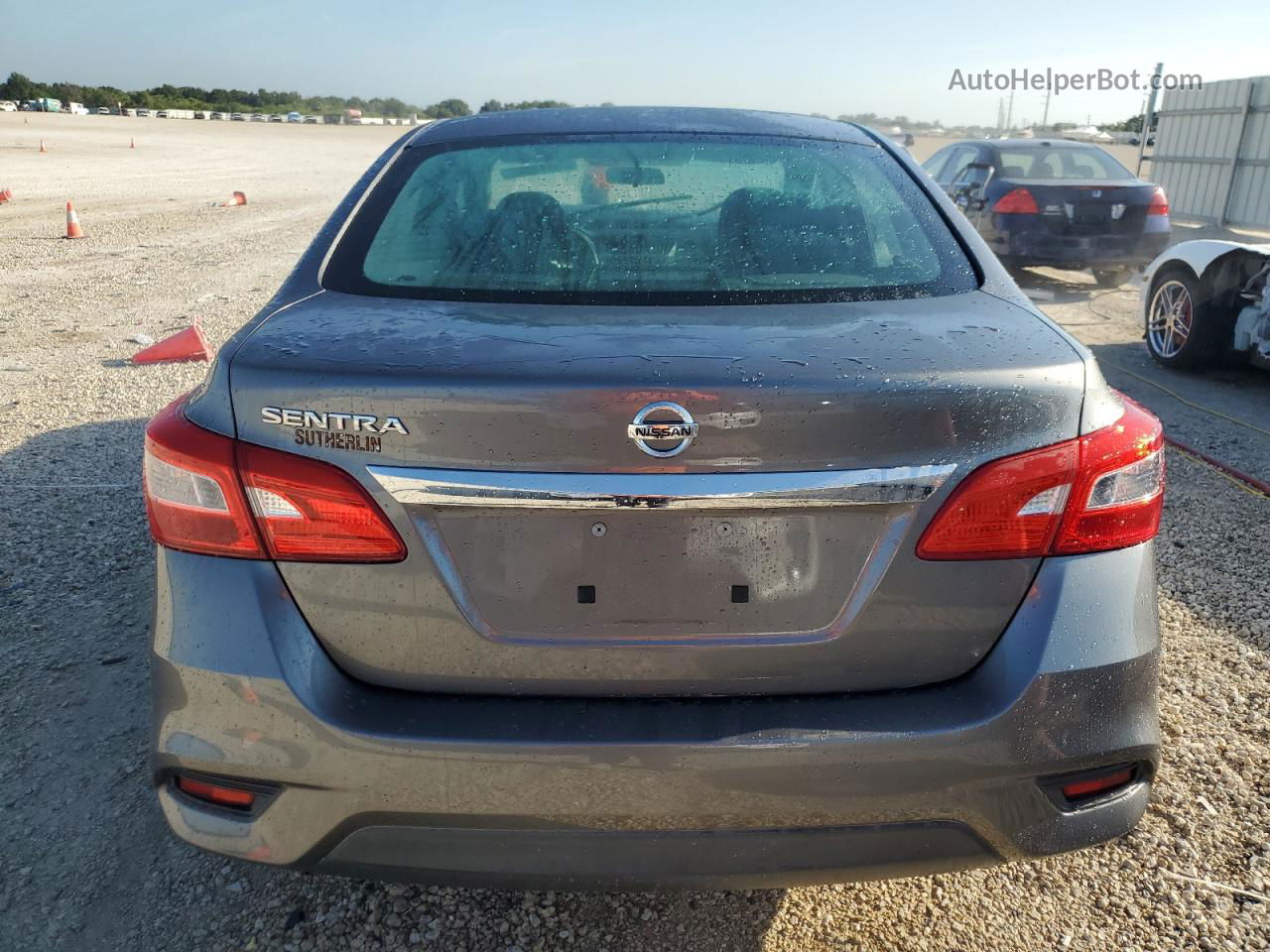 2016 Nissan Sentra S Gray vin: 3N1AB7AP2GY292563