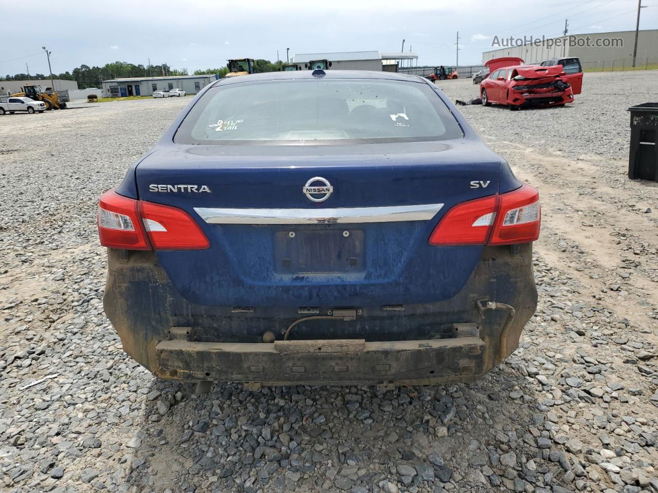 2016 Nissan Sentra S Blue vin: 3N1AB7AP2GY296158