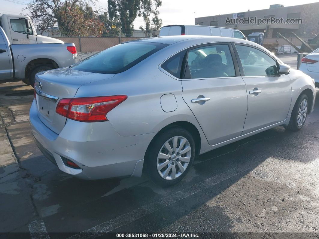 2016 Nissan Sentra S Silver vin: 3N1AB7AP2GY301584