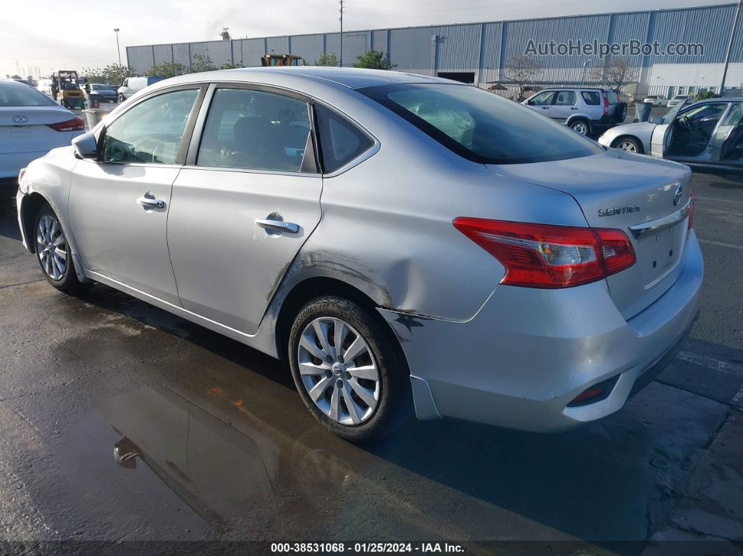 2016 Nissan Sentra S Silver vin: 3N1AB7AP2GY301584