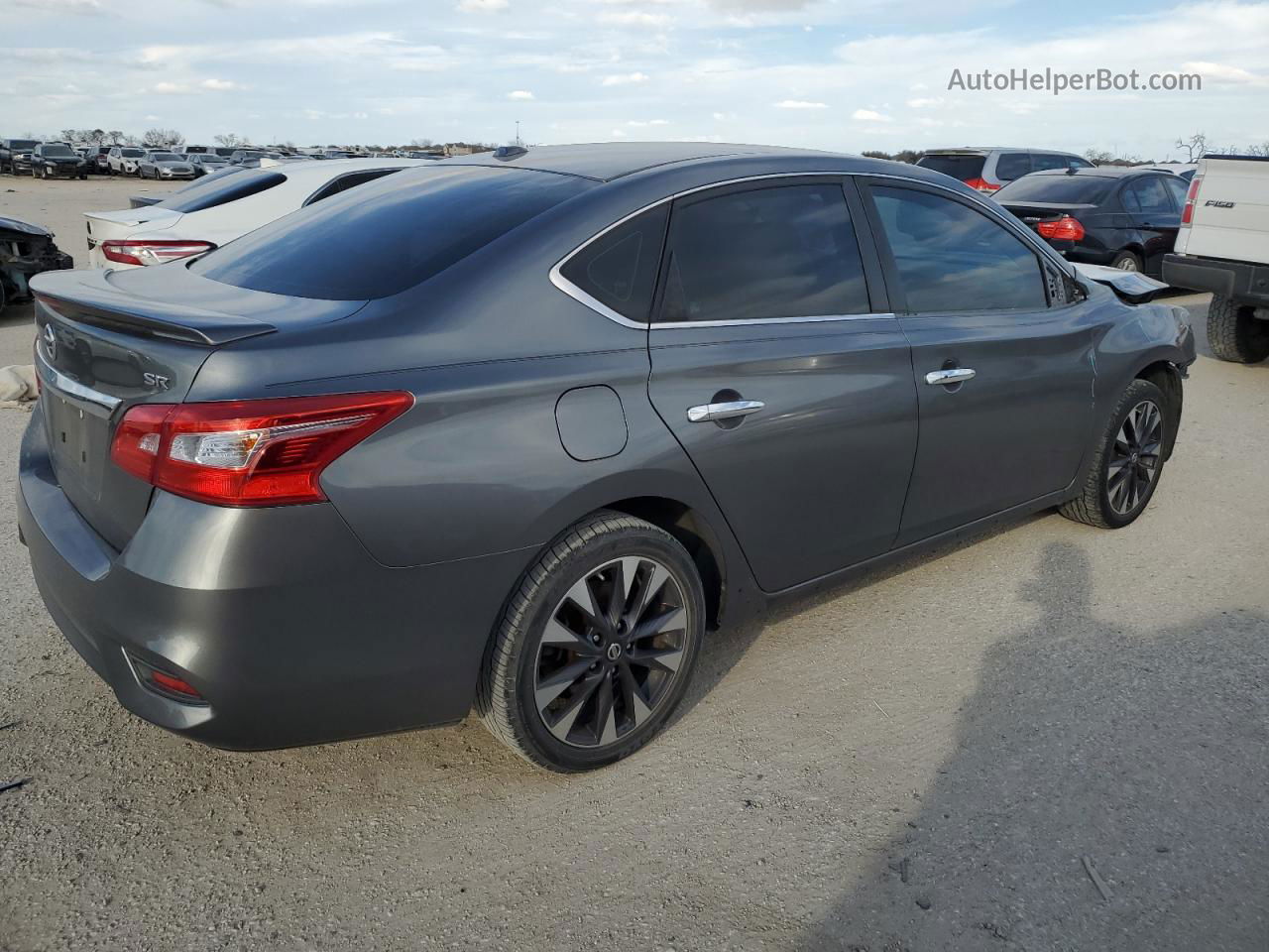 2016 Nissan Sentra S Gray vin: 3N1AB7AP2GY302038