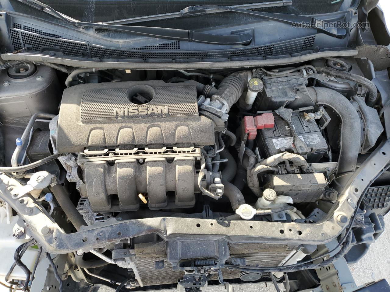 2016 Nissan Sentra S Серый vin: 3N1AB7AP2GY302038