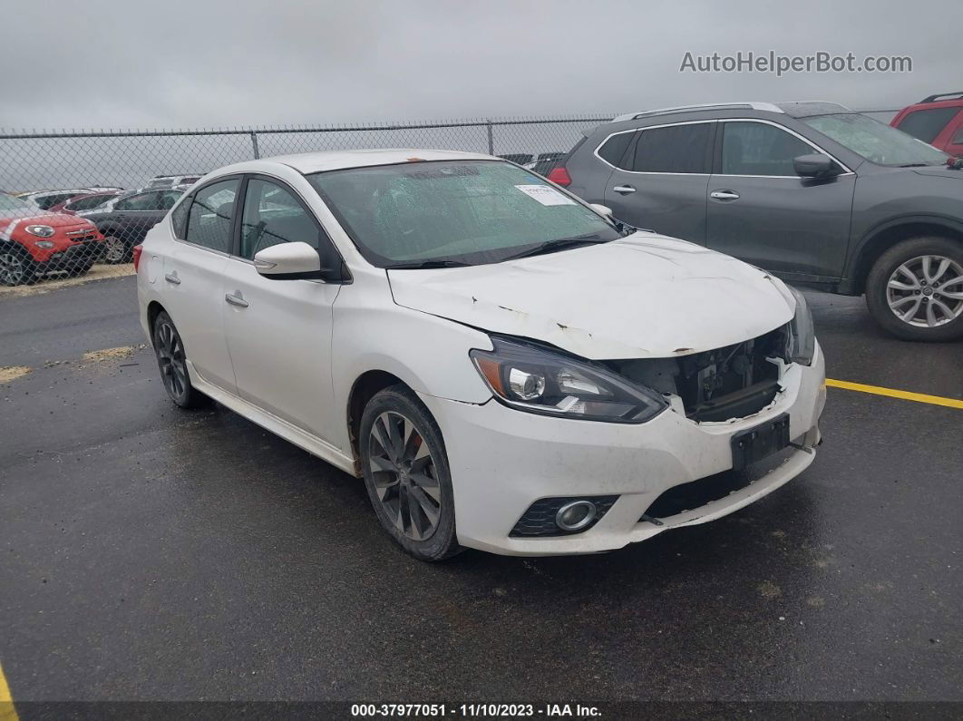 2016 Nissan Sentra Sr Белый vin: 3N1AB7AP2GY323911