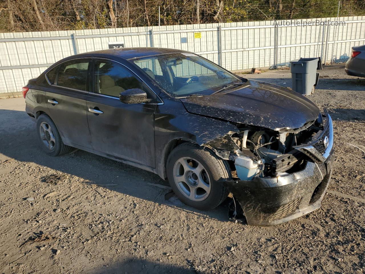 2016 Nissan Sentra S Black vin: 3N1AB7AP2GY327246