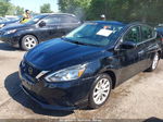 2018 Nissan Sentra Sv Black vin: 3N1AB7AP2JL633819