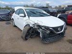 2018 Nissan Sentra Sv White vin: 3N1AB7AP2JL638700