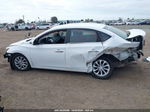 2018 Nissan Sentra Sv White vin: 3N1AB7AP2JL638700