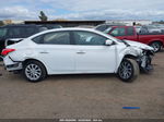 2018 Nissan Sentra Sv White vin: 3N1AB7AP2JL638700