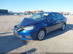 2018 Nissan Sentra Sv Blue vin: 3N1AB7AP2JY211603