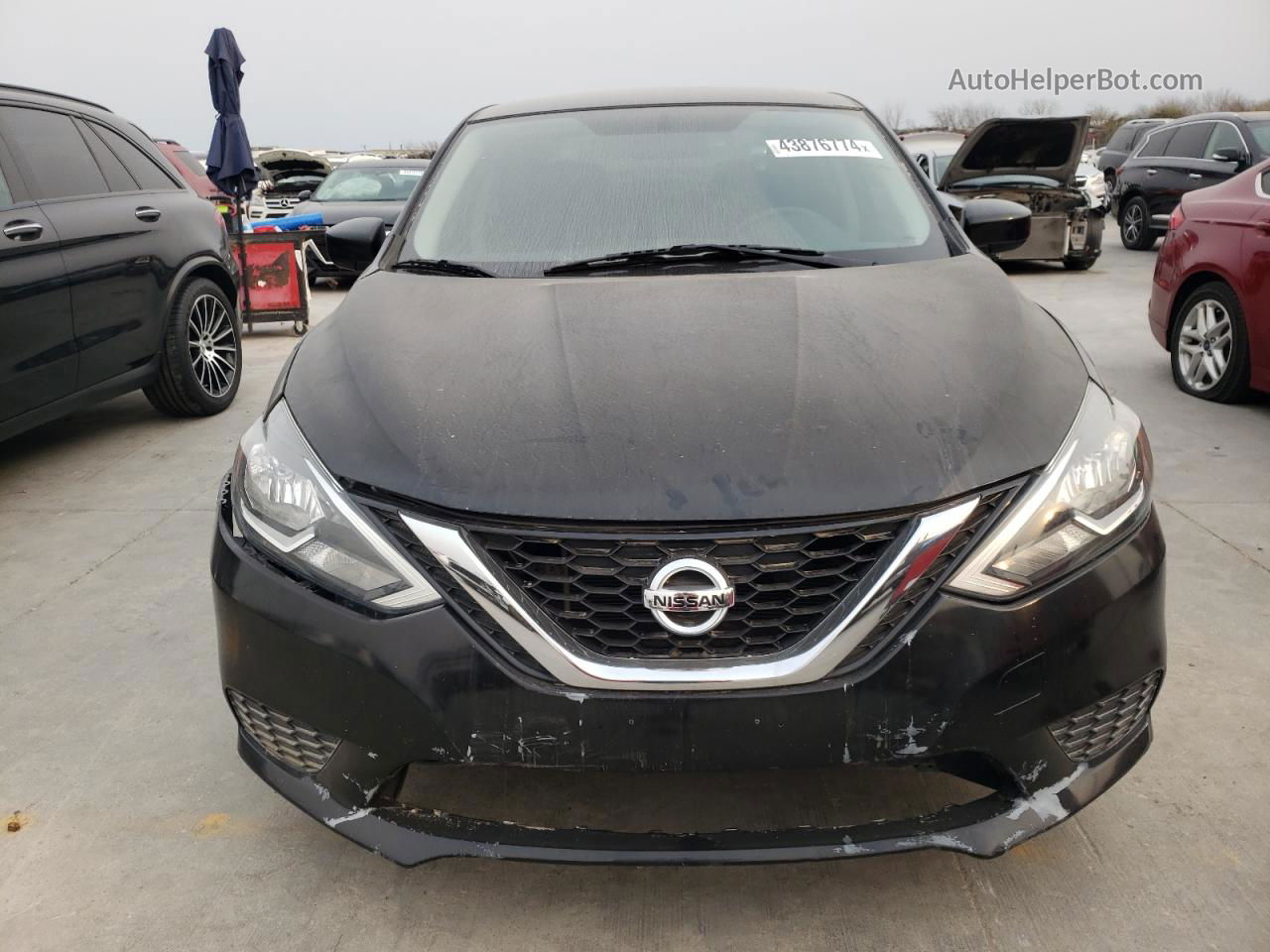 2018 Nissan Sentra S Black vin: 3N1AB7AP2JY220818